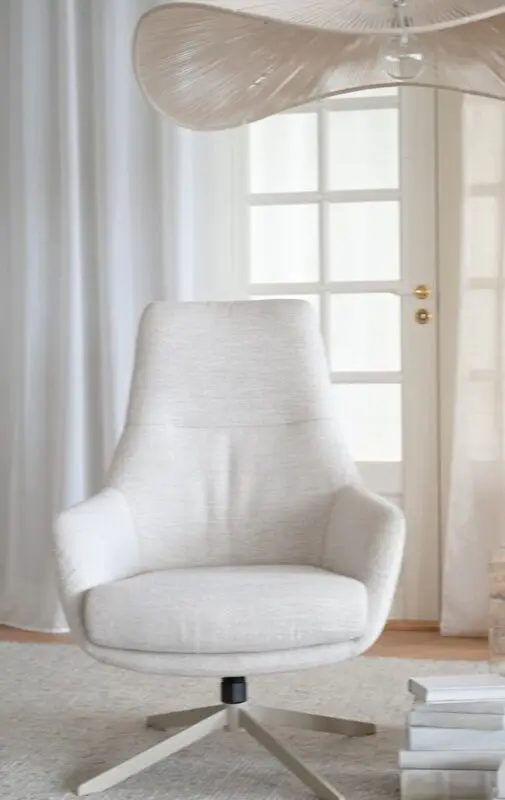 Rowico Conroe nojatuoli, vaaleabeige - Image 2