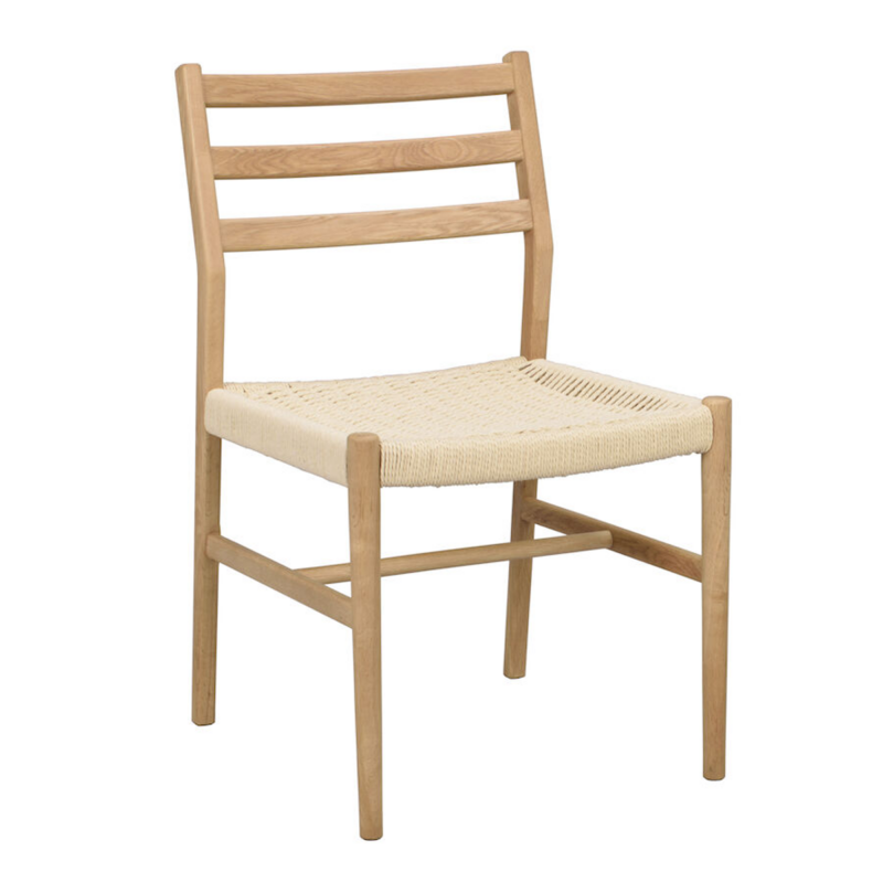 Rowico Harlan ruokailutuoli tammi/ punottu istuin