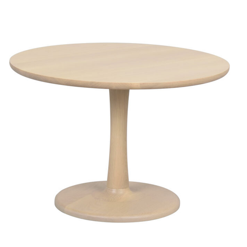 Rowico Hobart sohvapöytä Ø60cm, valkopestytammi - Image 2