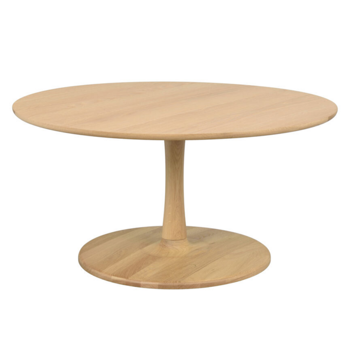 Rowico Hobart sohvapöytä Ø90cm, tammi