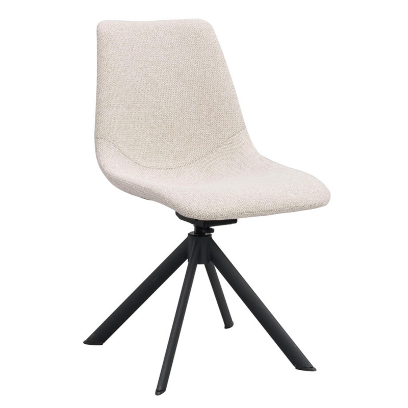 Rowico Dunmore ruokatuoli pyörivä, vaaleabeige