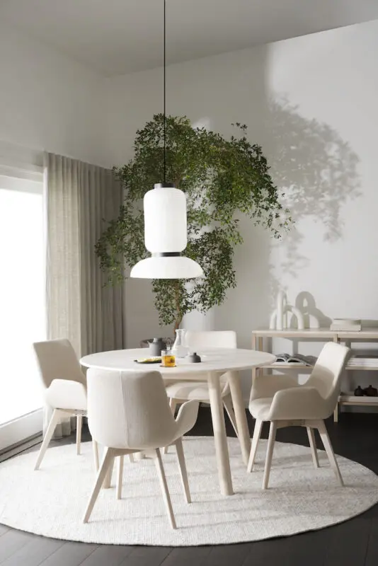 Rowico Drimsdale käsinojallinen ruokailutuoli, beige/ valkopesty tammi - Image 7