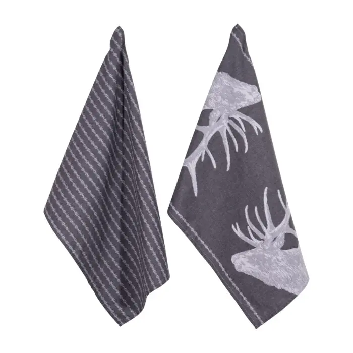 Keittiöpyyhe Urban 50x70cm Harmaa 2kpl/pkt