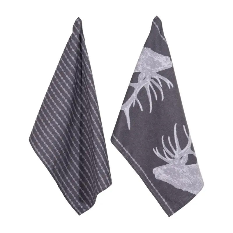 Keittiöpyyhe Urban 50x70cm Harmaa 2kpl/pkt