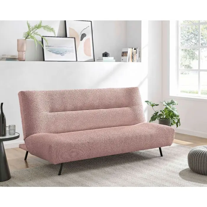 Furry vuodesohva roosa