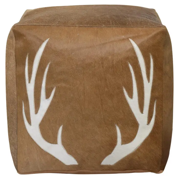 Rahi sarvet kuutio lehmännahka ruskea