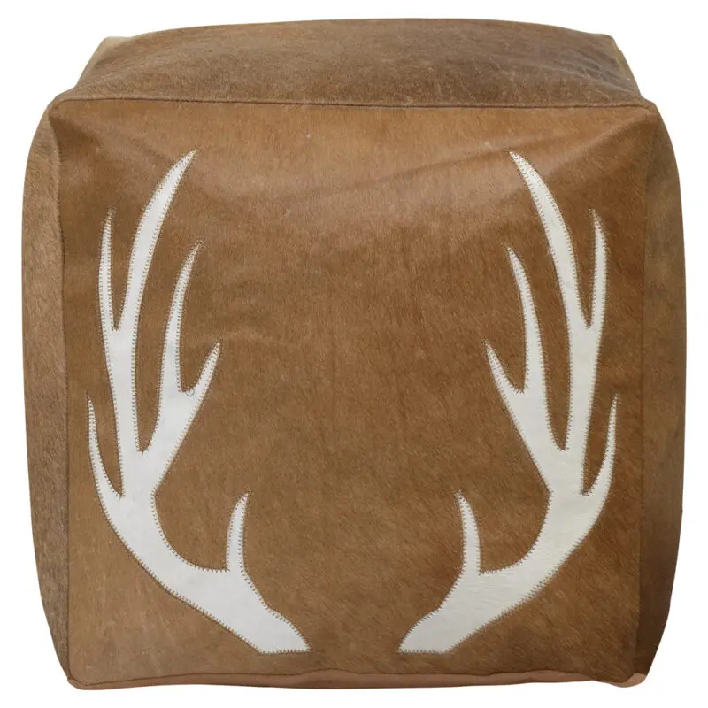 Rahi sarvet kuutio lehmännahka ruskea