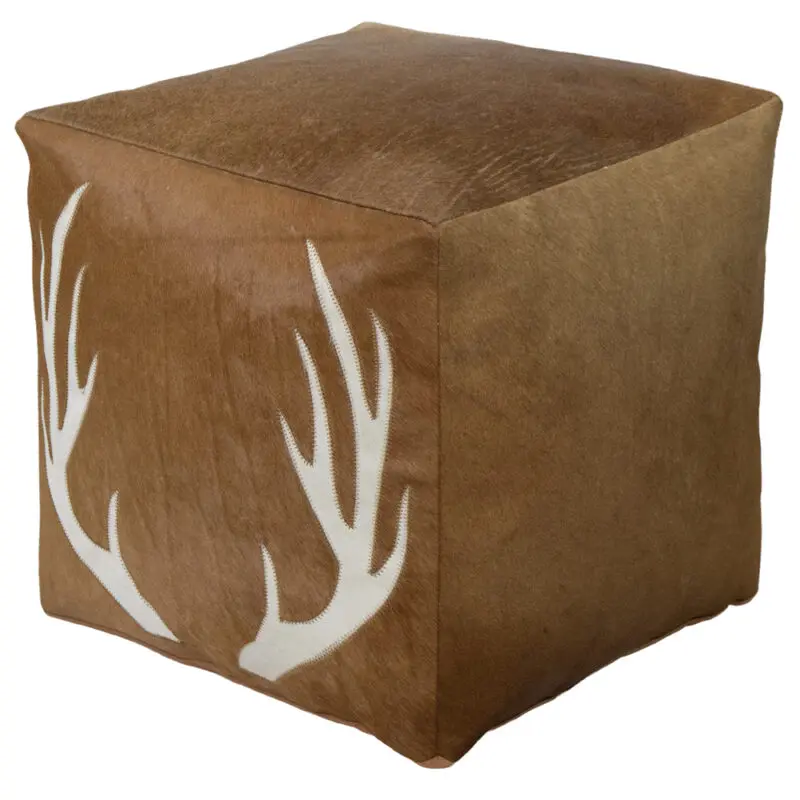 Rahi sarvet kuutio lehmännahka ruskea - Image 7