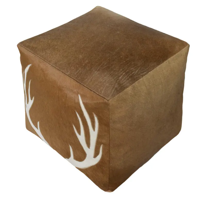 Rahi sarvet kuutio lehmännahka ruskea - Image 5