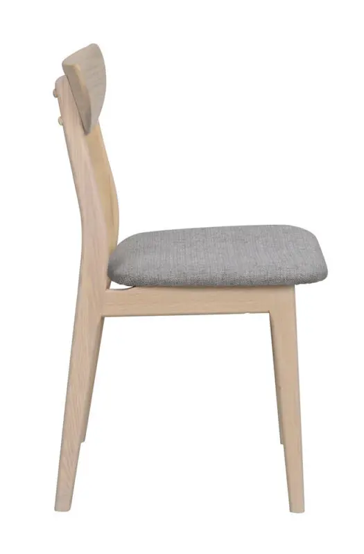 Rowico Rodham ruokailutuoli, valkopestytammi / vaaleanharmaa - Image 4