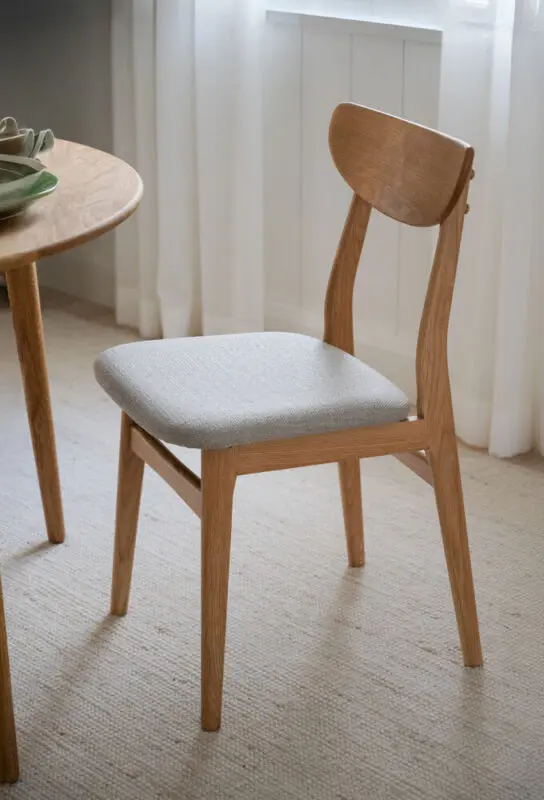 Rowico Rodham ruokailutuoli, tammi/ harmaabeige - Image 7