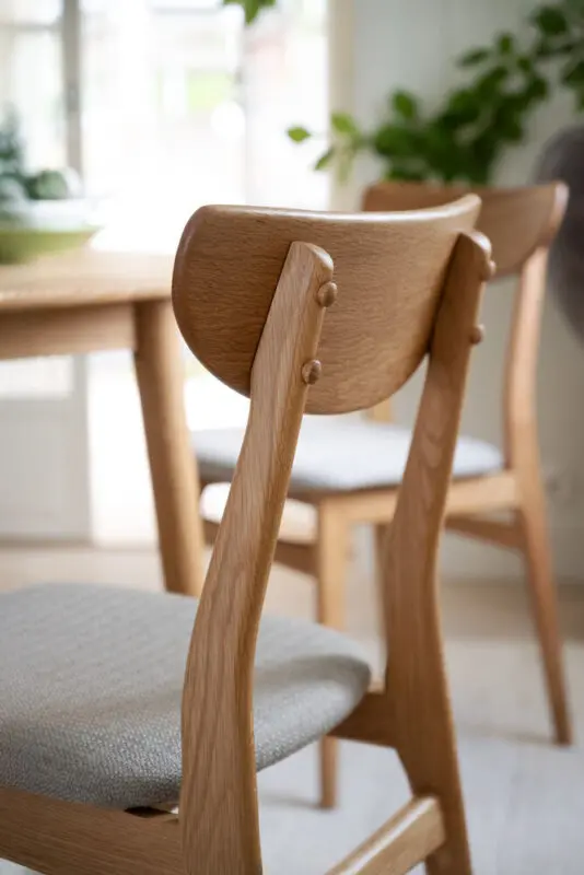 Rowico Rodham ruokailutuoli, tammi/ harmaabeige - Image 6