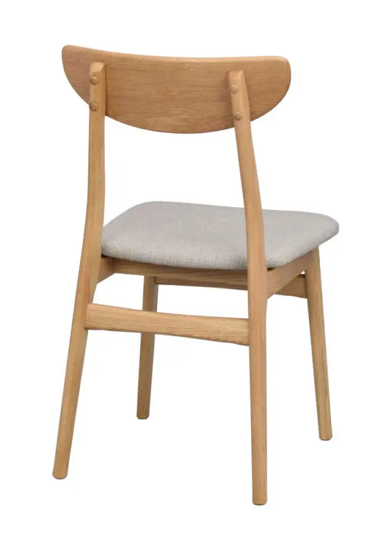 Rowico Rodham ruokailutuoli, tammi/ harmaabeige - Image 4