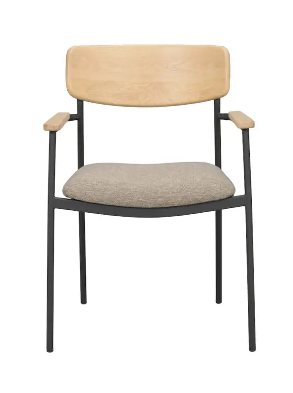 Rowico Maymont ruokailutuoli käsinojilla, tammi - Image 11