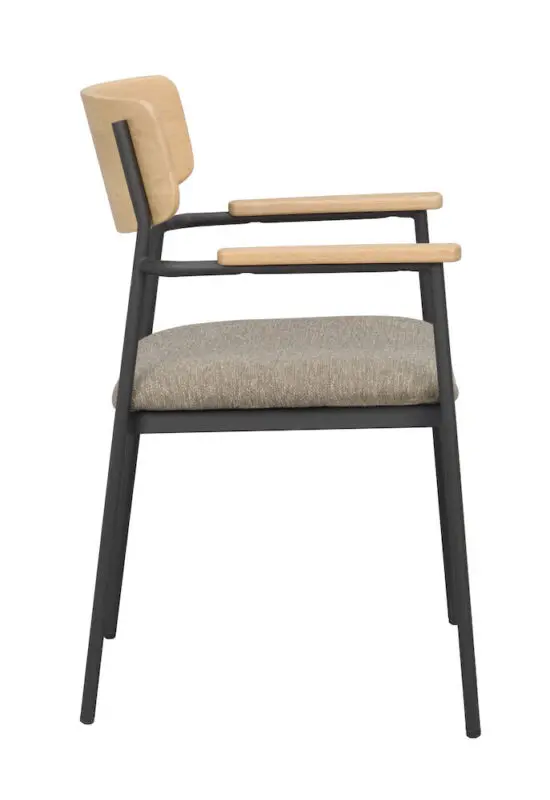 Rowico Maymont ruokailutuoli käsinojilla, tammi - Image 5