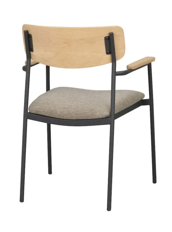 Rowico Maymont ruokailutuoli käsinojilla, tammi - Image 4