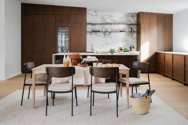 Rowico Markham ruokapöytä 90x180cm, valkopestytammi - Image 3