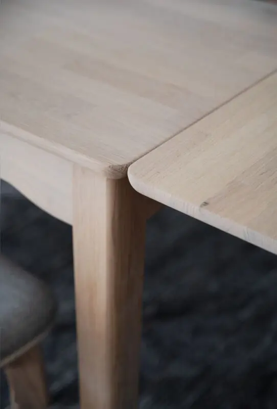 Rowico Markham ruokapöytä 90x140cm, valkopestytammi - Image 7