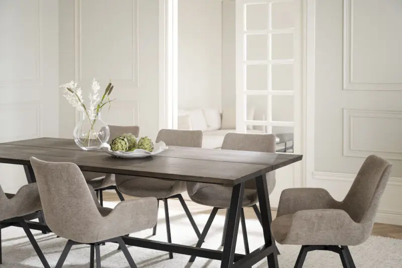 Rowico Norwell käsinojatuoli, beige - Image 4