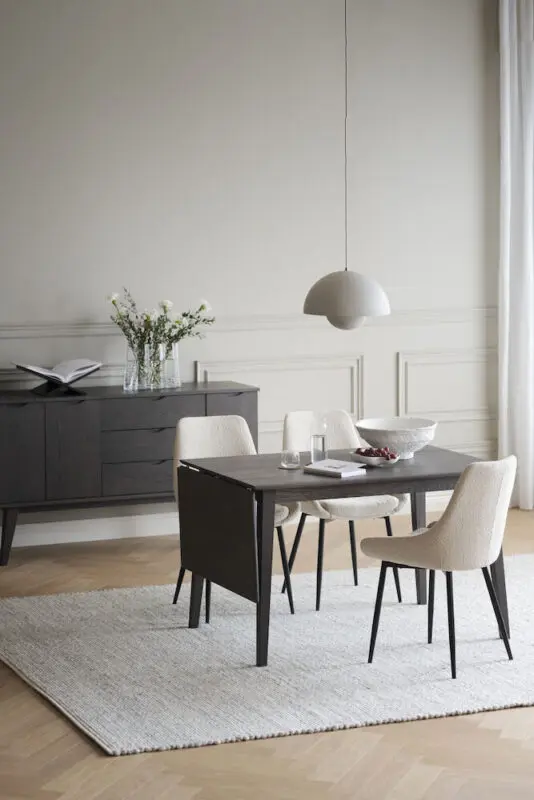 Rowico Filippa klaffipöytä 120x80+45 cm, ruskea - Image 5