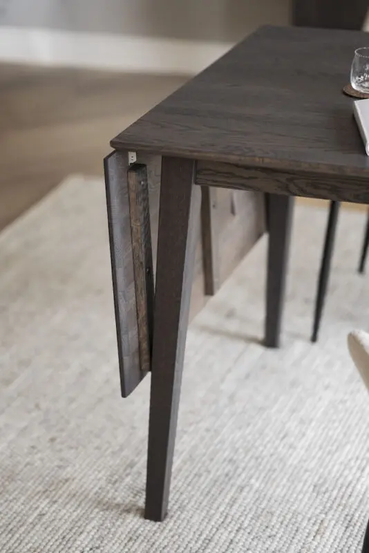 Rowico Filippa klaffipöytä 120x80+45 cm, ruskea - Image 4