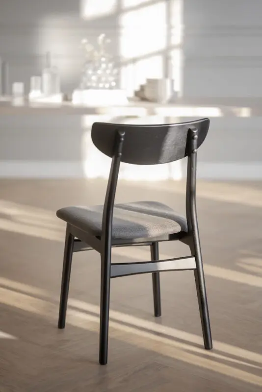 Rowico Rodham ruokailutuoli, musta - Image 8