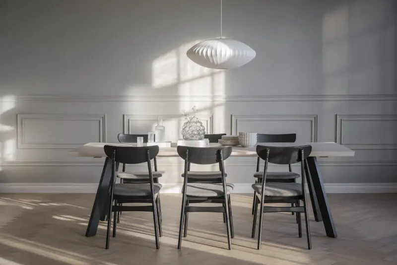 Rowico Rodham ruokailutuoli, musta - Image 7