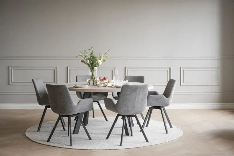 Rowico Norwell käsinojatuoli, harmaa - Image 7