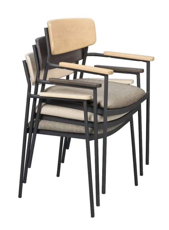 Rowico Maymont ruokailutuoli käsinojilla, ruskea - Image 3