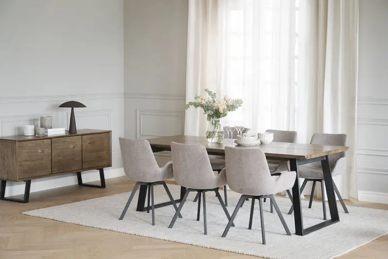 Rowico Melville lankkupöytä 95x210cm, ruskea tammi - Image 7