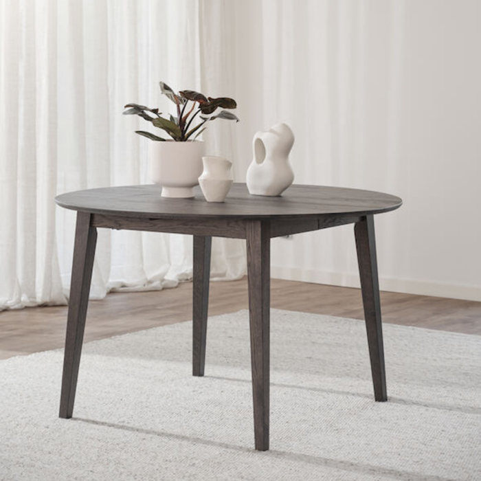 Rowico Filippa pyöreä pöytä (jatkettava), ruskea