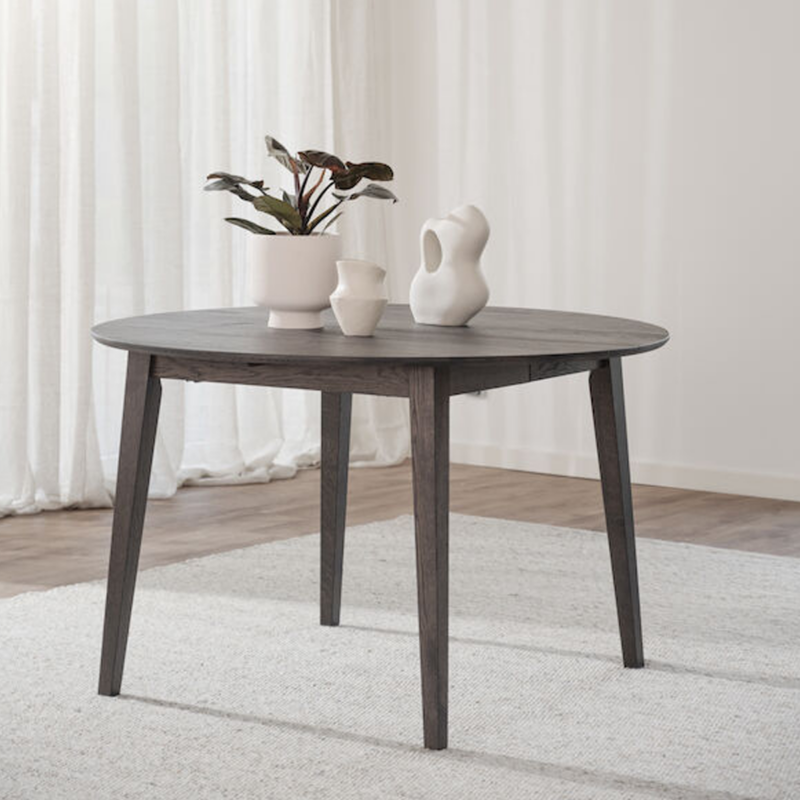 Rowico Filippa pyöreä pöytä (jatkettava), ruskea