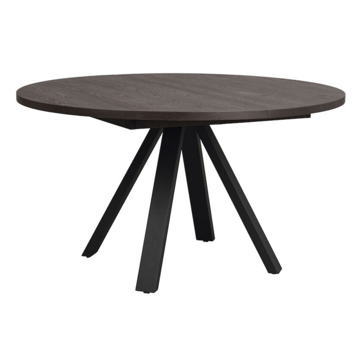 Rowico Maddock ruokapöytä Ø135cm ruskea