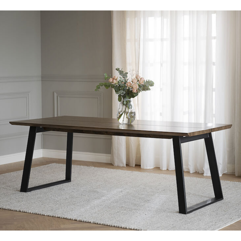 Rowico Melville lankkupöytä 95x210cm, ruskea tammi