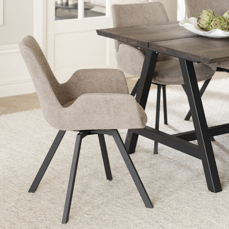 Rowico Norwell käsinojatuoli, beige