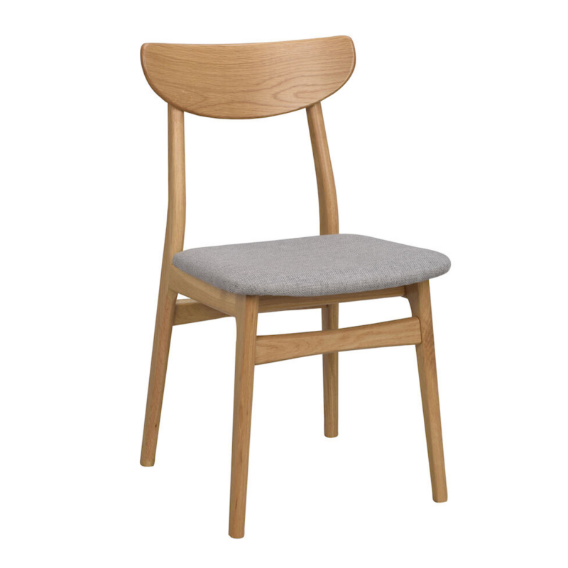 Rowico Rodham ruokailutuoli, tammi/ vaaleanharmaa