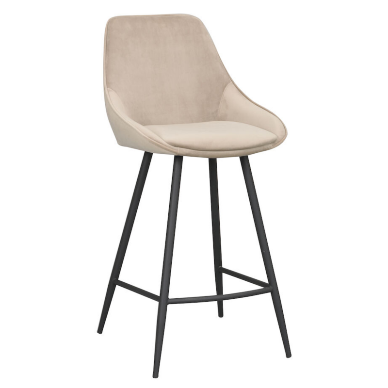 Rowico Sierra baarituoli, beige sametti