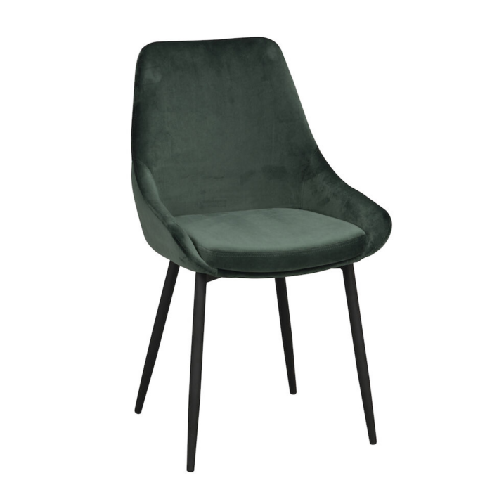 Rowico Sierra ruokailutuoli, vihreä sametti