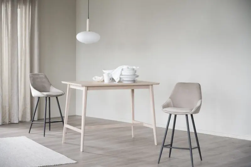 Rowico Sierra baarituoli, beige sametti - Image 2