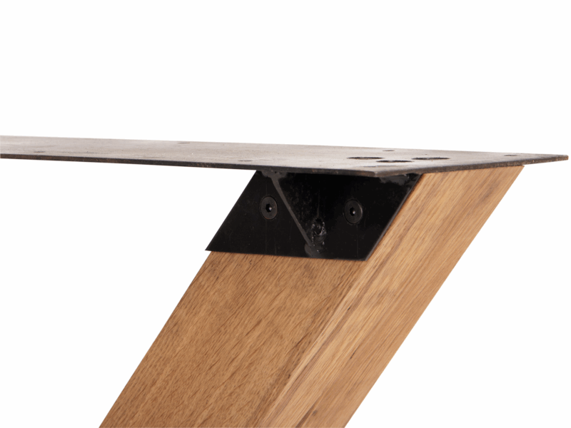 Curve lankkupöytä (tammi) 95x160cm, useita värejä ja jalkoja - Image 10