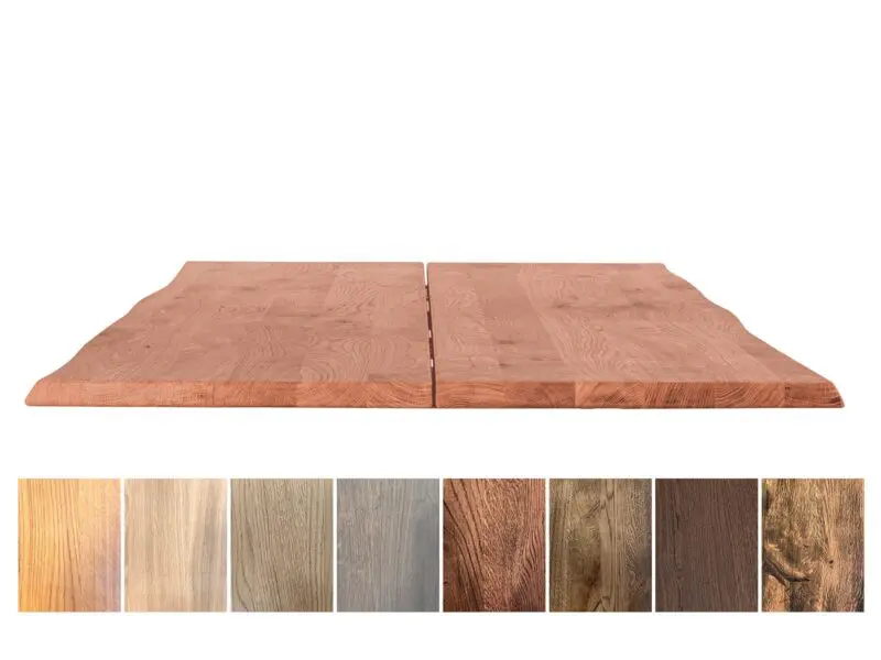 Curve lankkupöytä (tammi) 95x160cm, useita värejä ja jalkoja - Image 3
