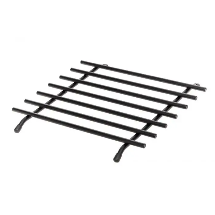 Maku pannunalunen metalli musta 24x24cm