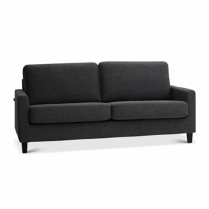 Oliver 2max sohva, tummanharmaa