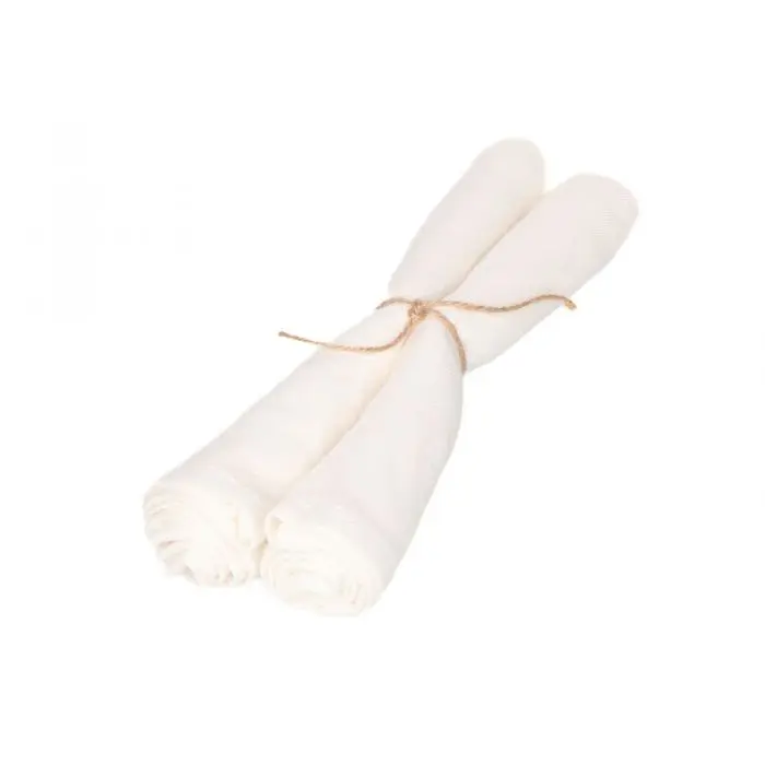 Lautasliina Pellava 2kpl/pkt 45x45cm valkoinen