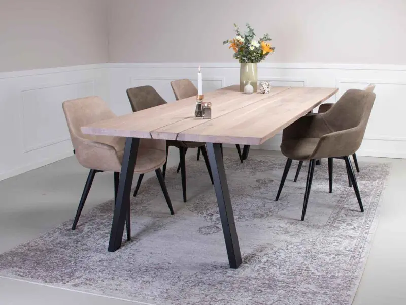 Signe ruokapöydän tuoli, taupe - Image 5