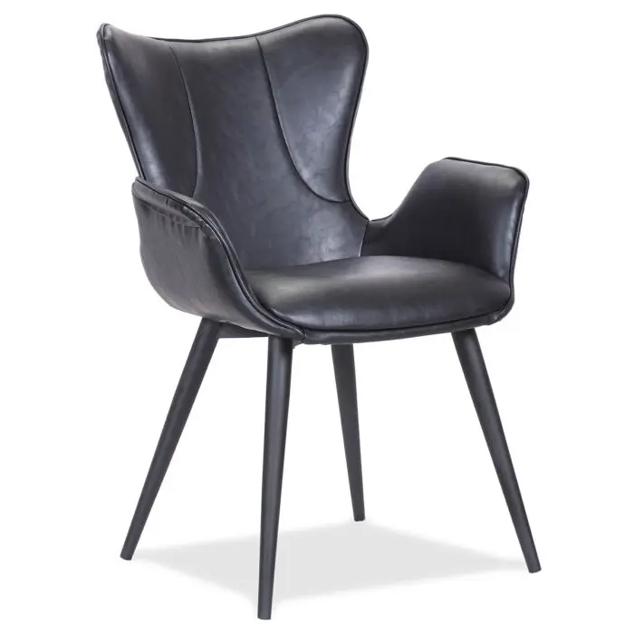 Mist ruokapöydän tuoli, musta PU