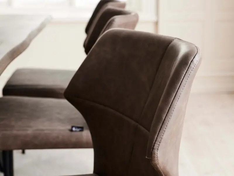 Runa ruokapöydän tuoli, ruskea - Image 4