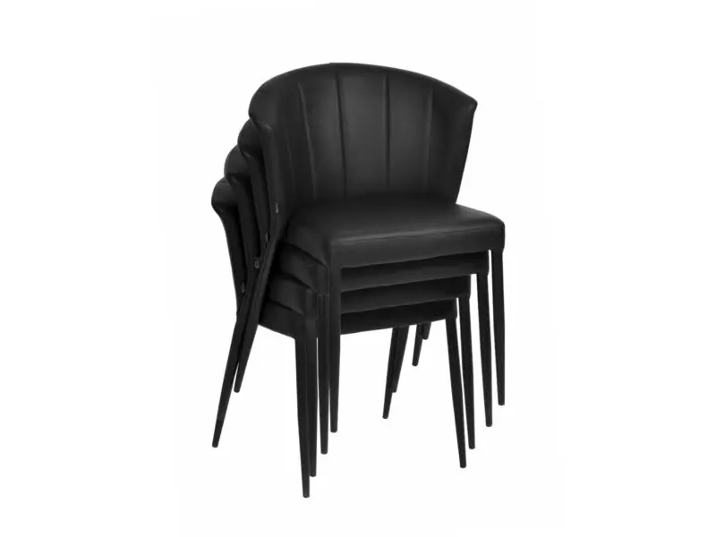 Thor ruokapöydän tuoli, musta - Image 8