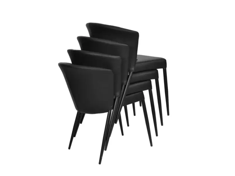 Thor ruokapöydän tuoli, musta - Image 9