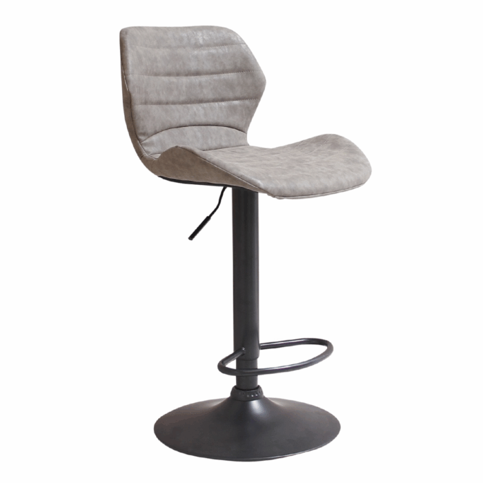 Bola baarituoli kaasujousella, harmaa